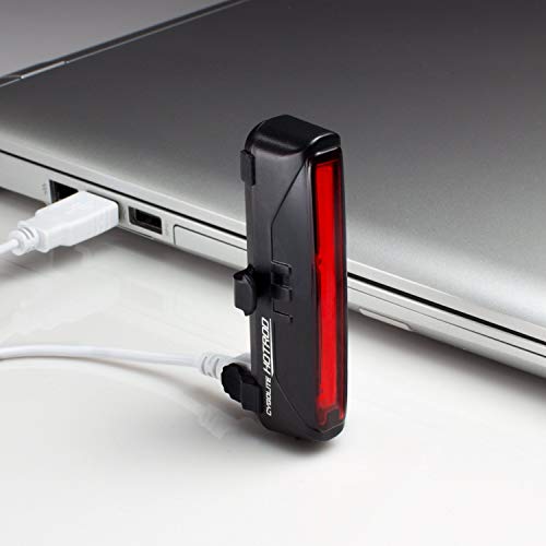 USB Rechargeable Bike Light Set – 110 Front & 50 Rear Lumens