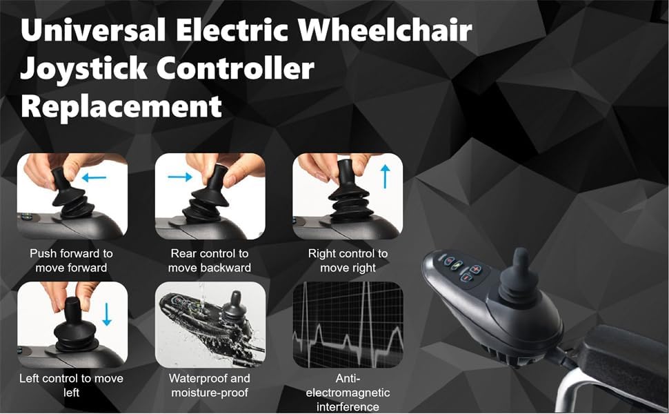 24V 45A Electric Wheelchair Joystick Controller with Brake Function