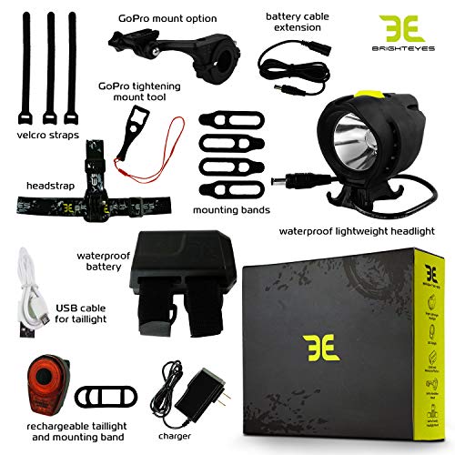1800 Lumen USB Rechargeable Bike Light Set