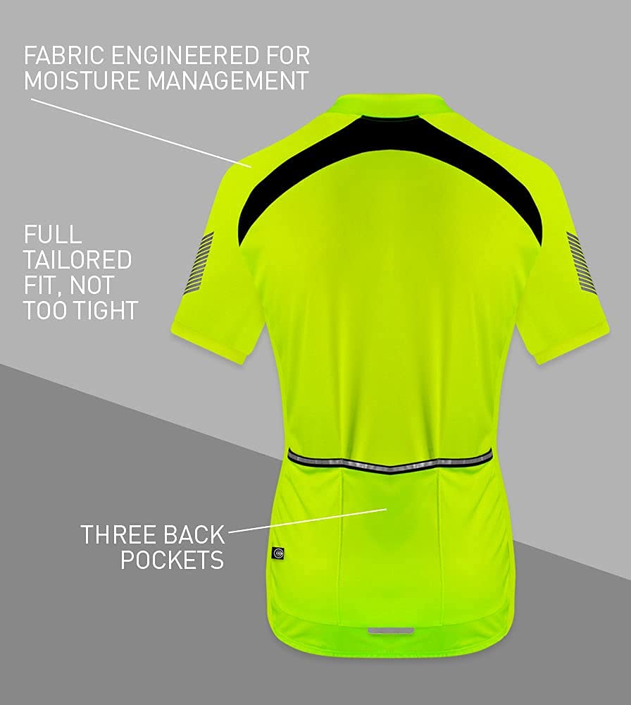 Men's High-Visibility Cycling Jersey