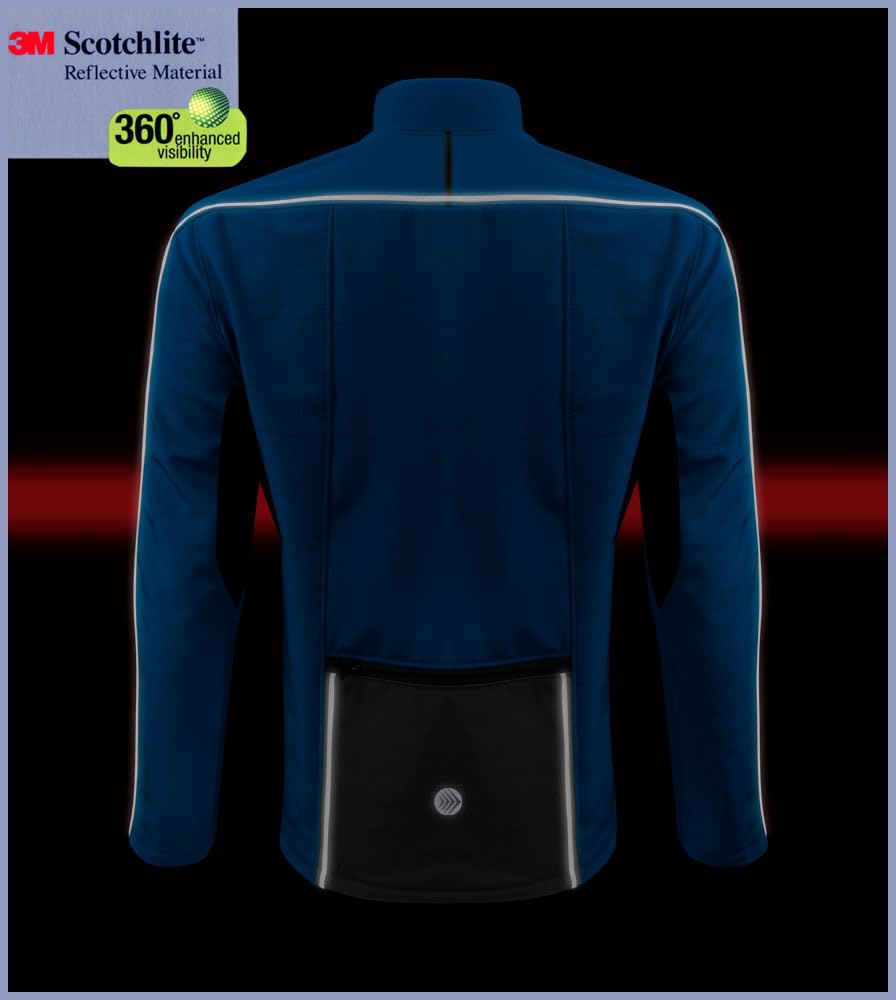 Men's Softshell Cycling Jacket for Cold Weather