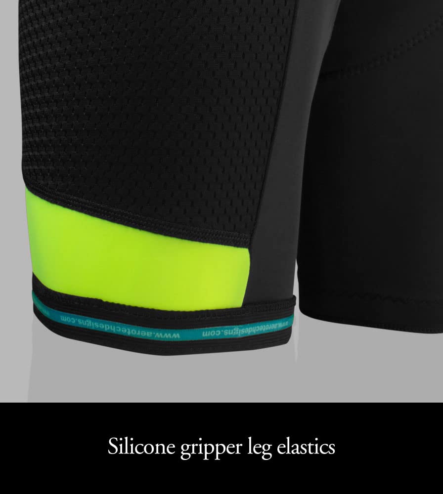 Men's Gel-Padded Cycling Bib Shorts with Storage Pockets