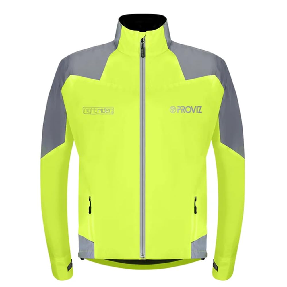 Proviz Sports Men's Cycling Jacket with Reflective & Waterproof Features