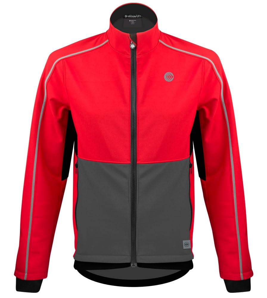 Men's Softshell Cycling Jacket for Cold Weather