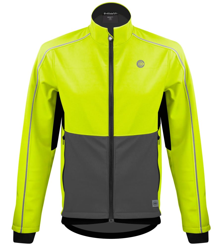 Men's Softshell Cycling Jacket for Cold Weather