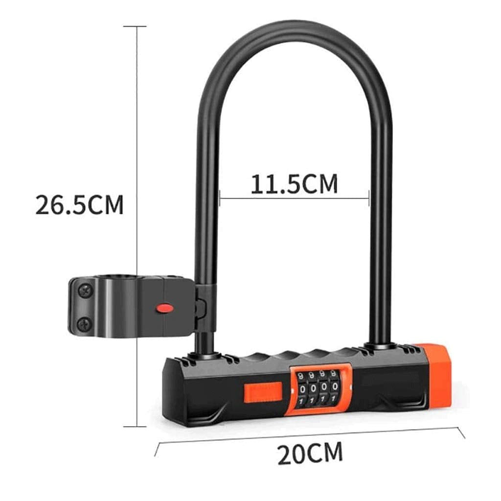 Heavy Duty Combination U Bike Lock