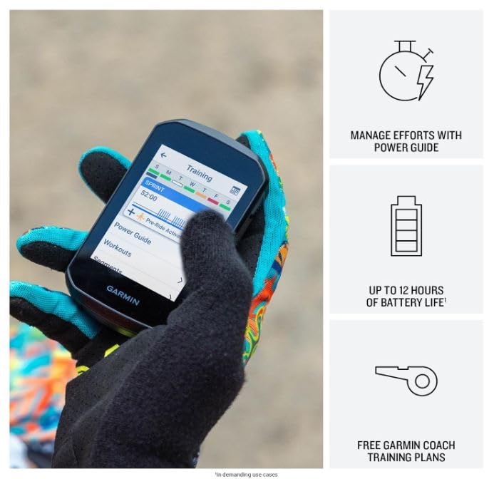Compact GPS Cycling Computer with Power Bank Bundle