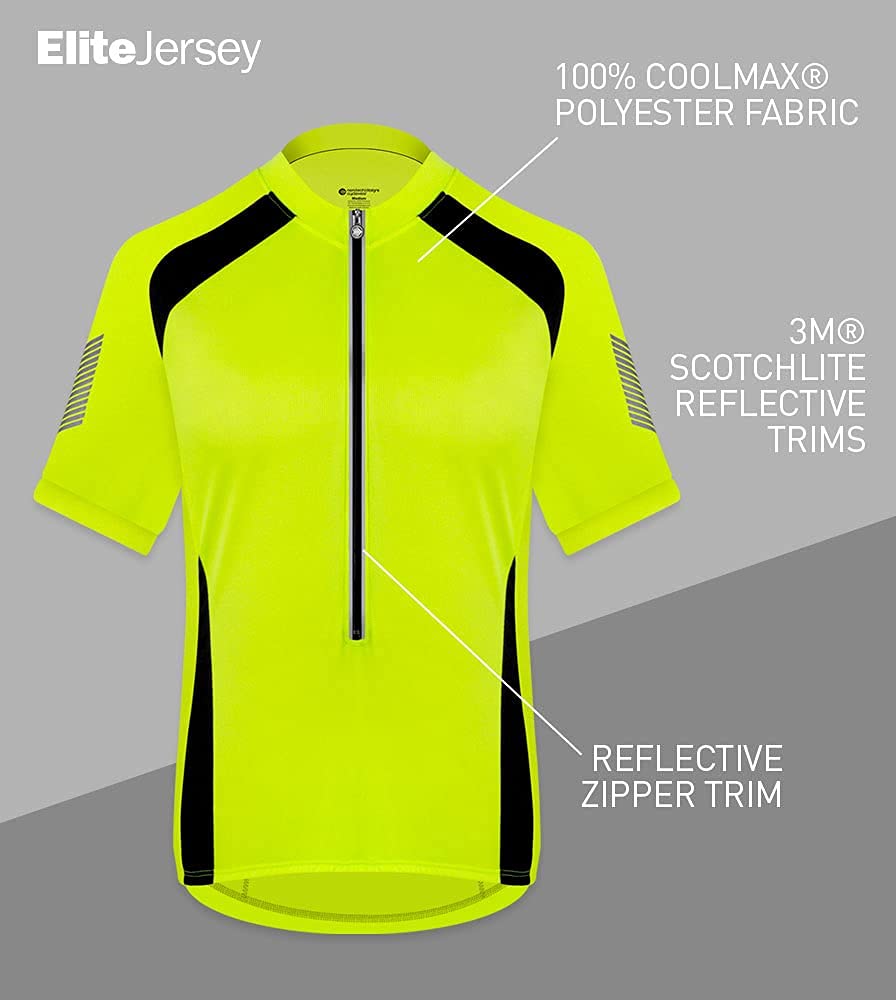 Men's High-Visibility Cycling Jersey