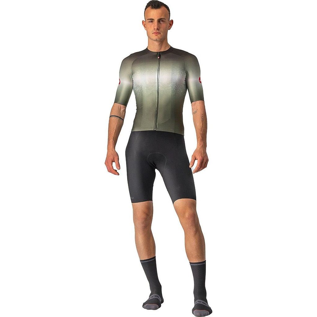 CASTELLI, Aero Race 6.0 Full-Zip Jersey - Men's, Military Green/Light Black, XXL