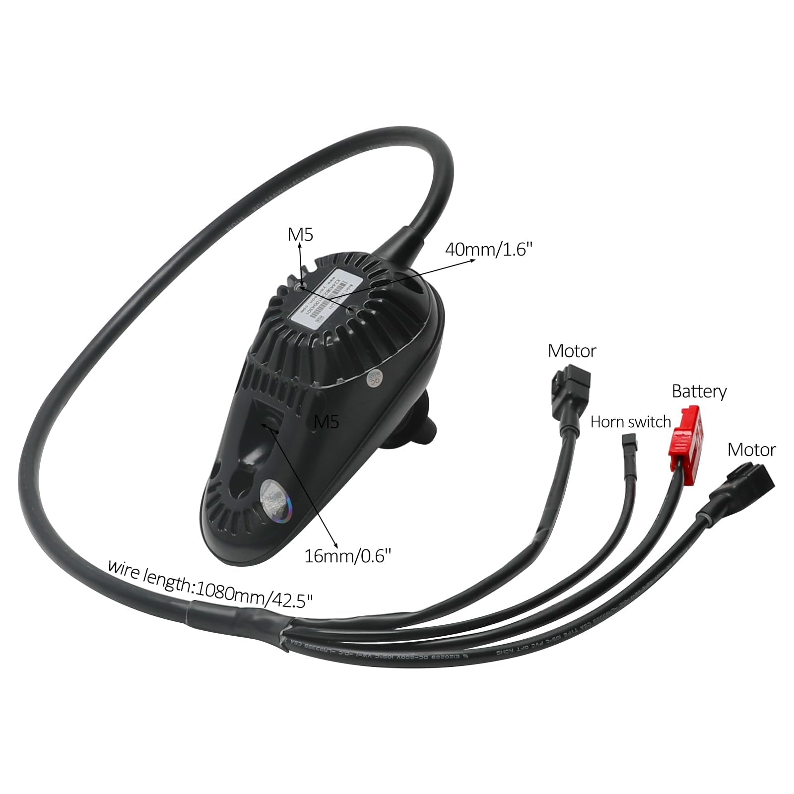 24V 45A Electric Wheelchair Joystick Controller with Brake Function