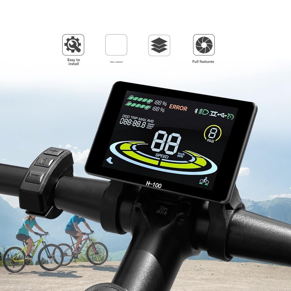 36V/48V/52V E-Bike Display and 40A Controller Kit