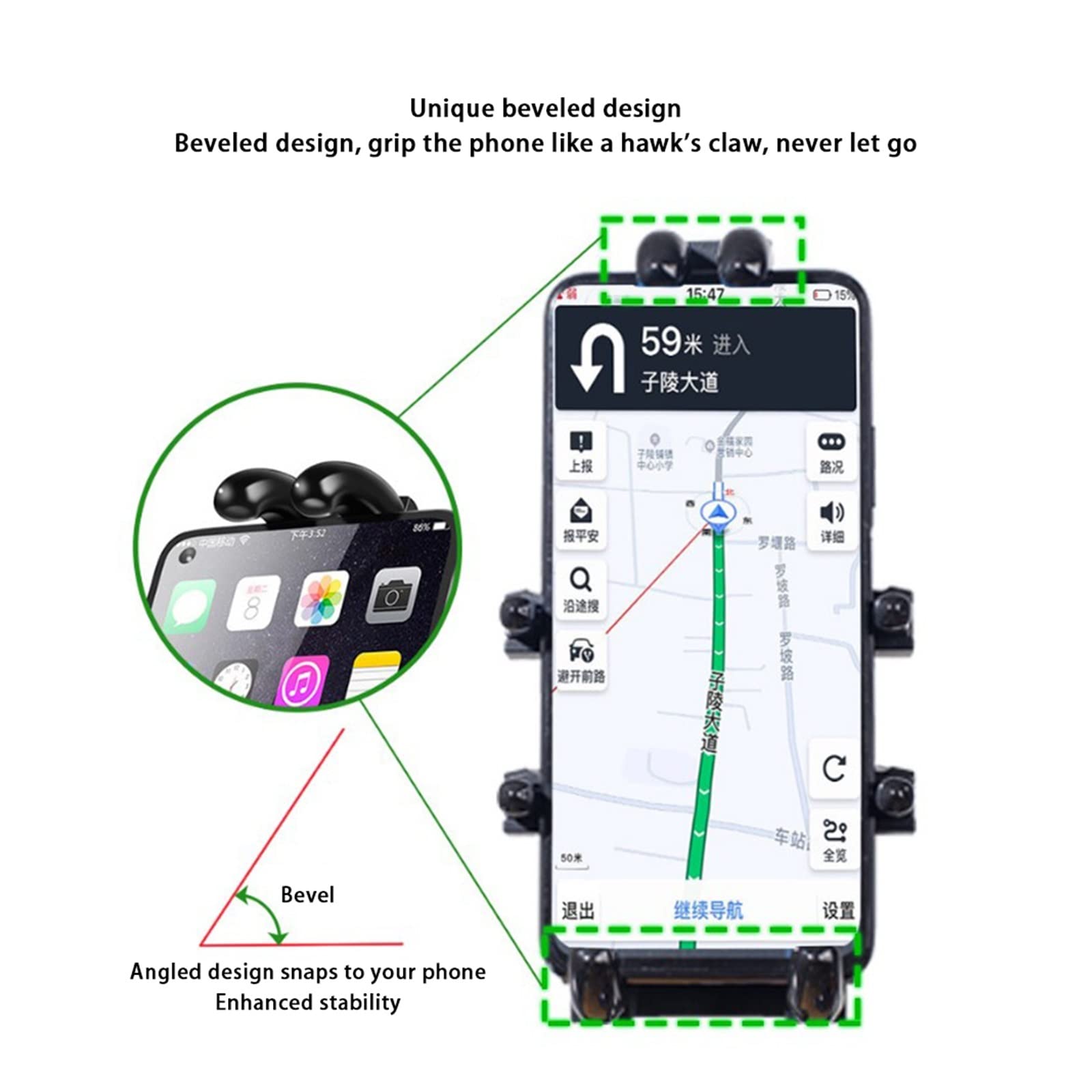 Universal Motorcycle & Bike Phone Mount
