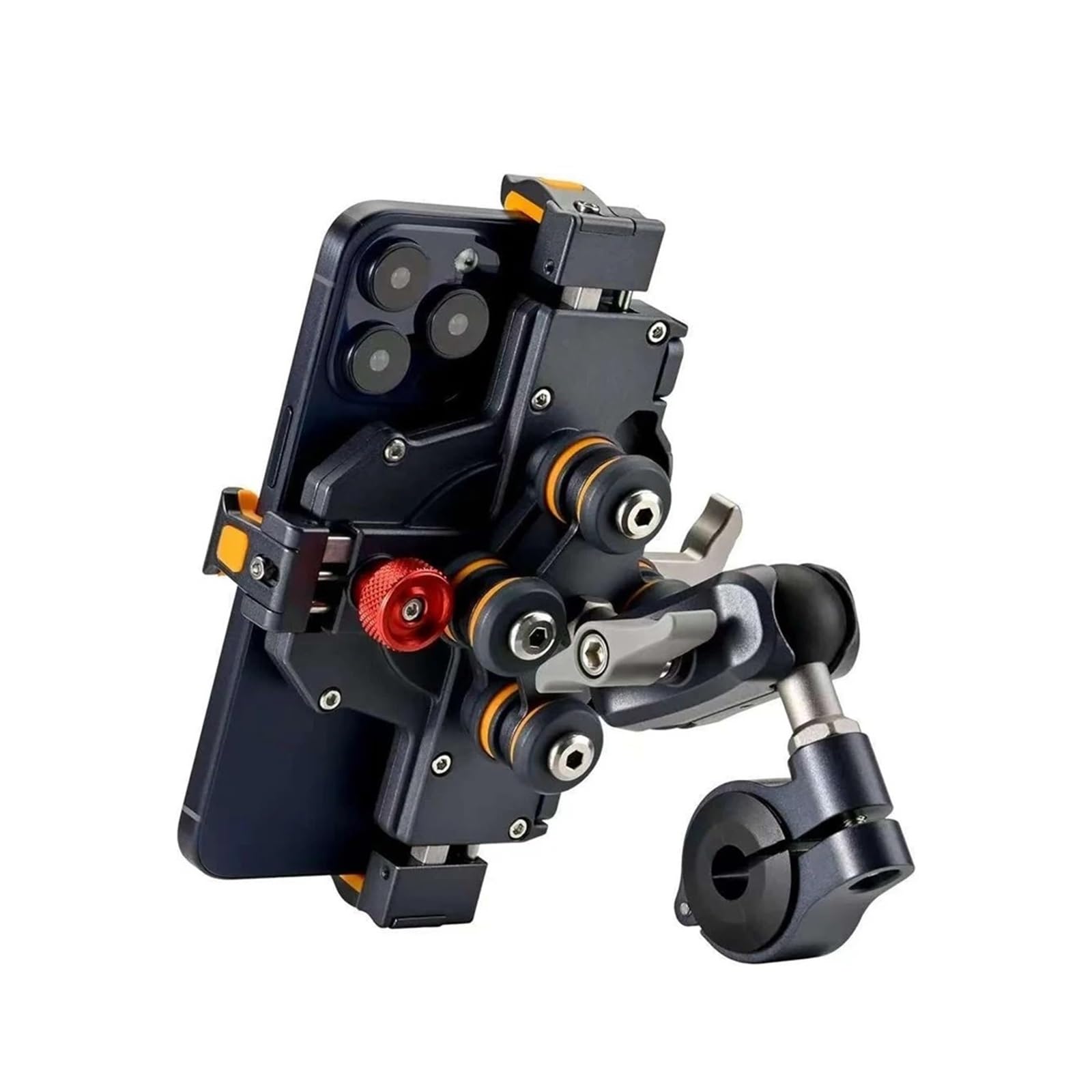 360° Anti-Vibration Motorcycle Phone Mount