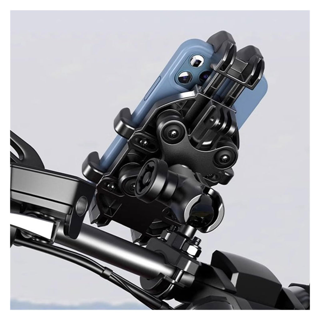 Anti-Theft Motorcycle Phone Mount with Vibration Dampener