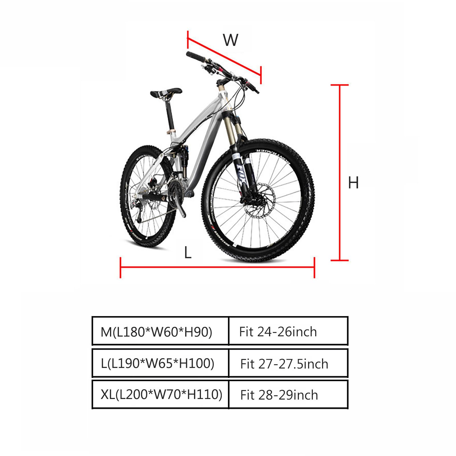 bainianMS Outdoor Bike Cover for Ridley Fenix SLA 2018-2025