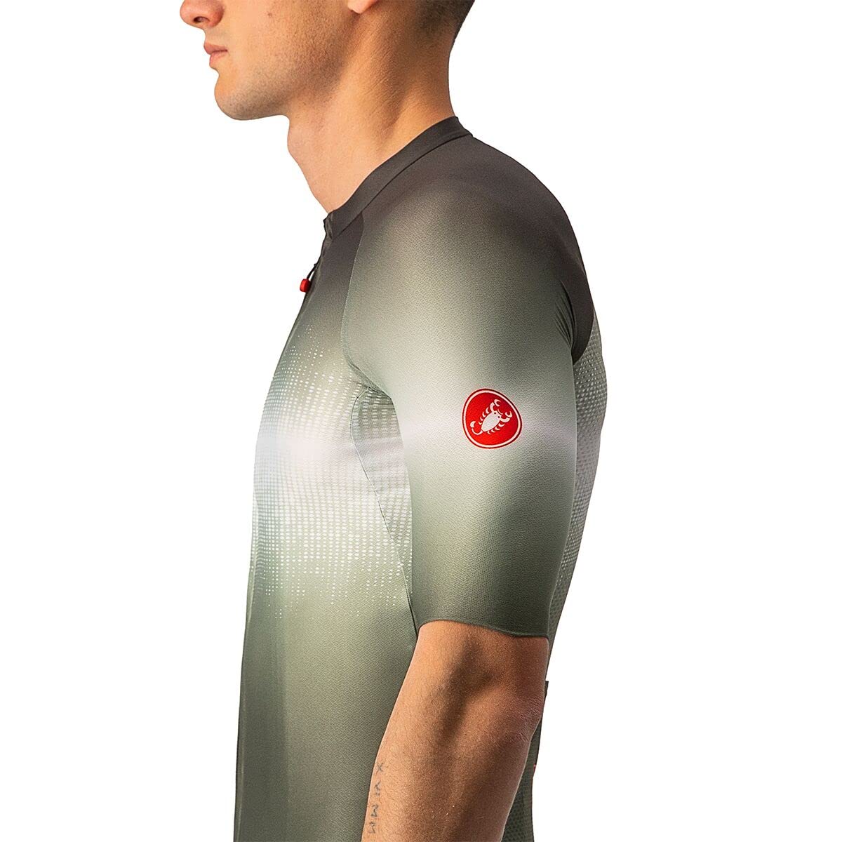 CASTELLI, Aero Race 6.0 Full-Zip Jersey - Men's, Military Green/Light Black, XXL