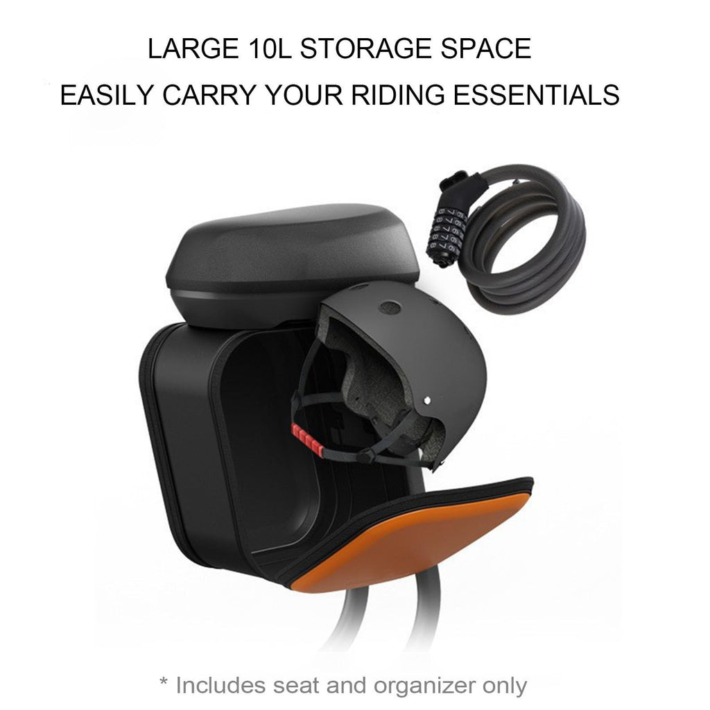 Padded Electric Scooter Seat with Storage Compartment