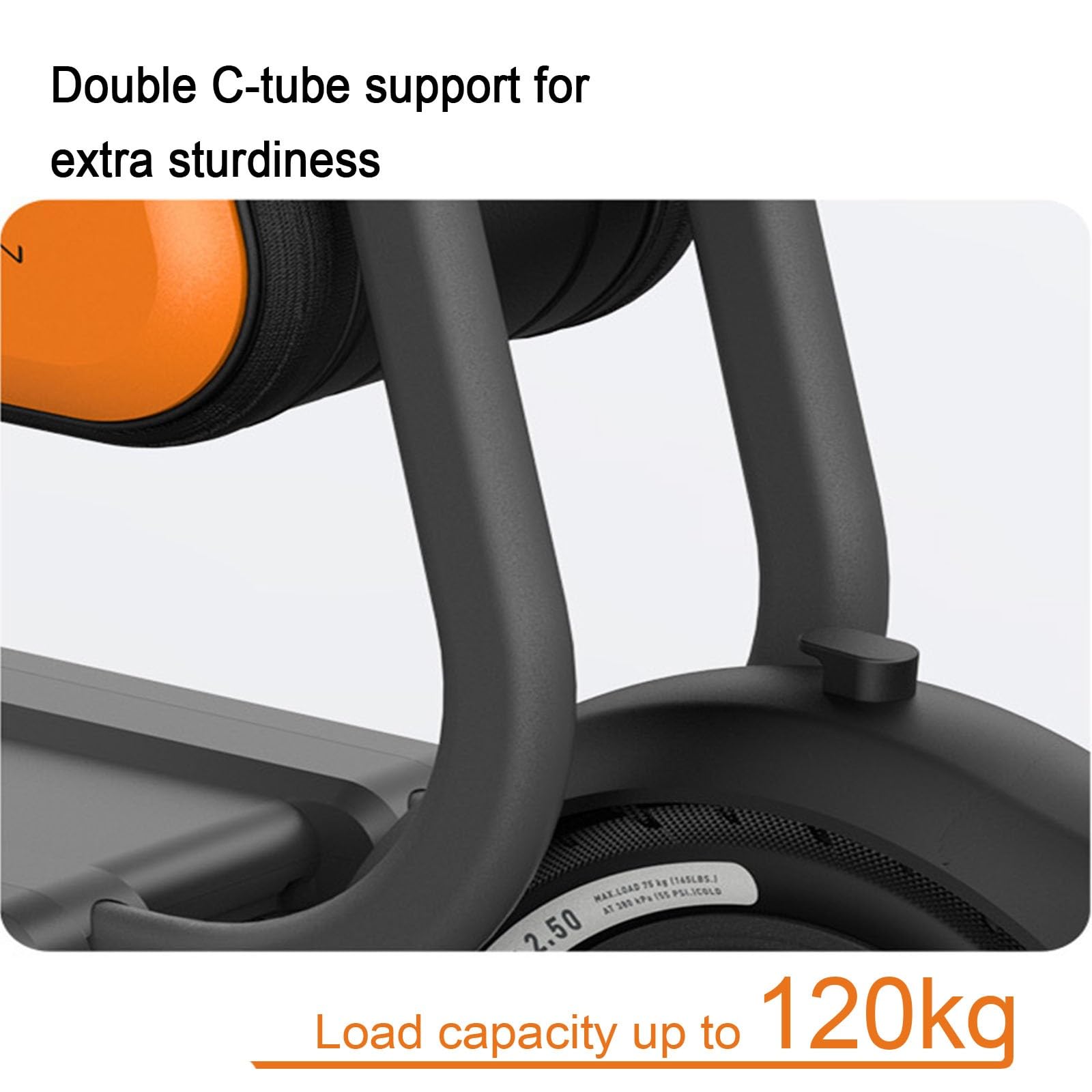 Padded Electric Scooter Seat with Storage Compartment