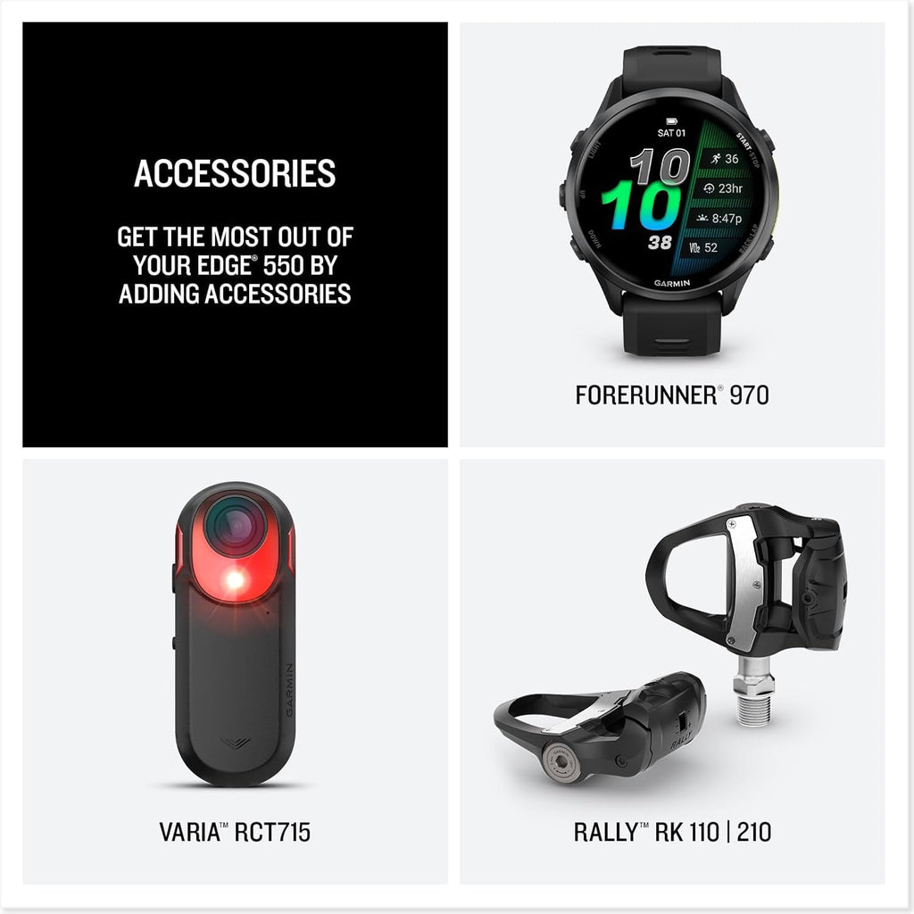 Garmin Edge 850 Compact GPS Cycling Computer Gift Box Bundle
