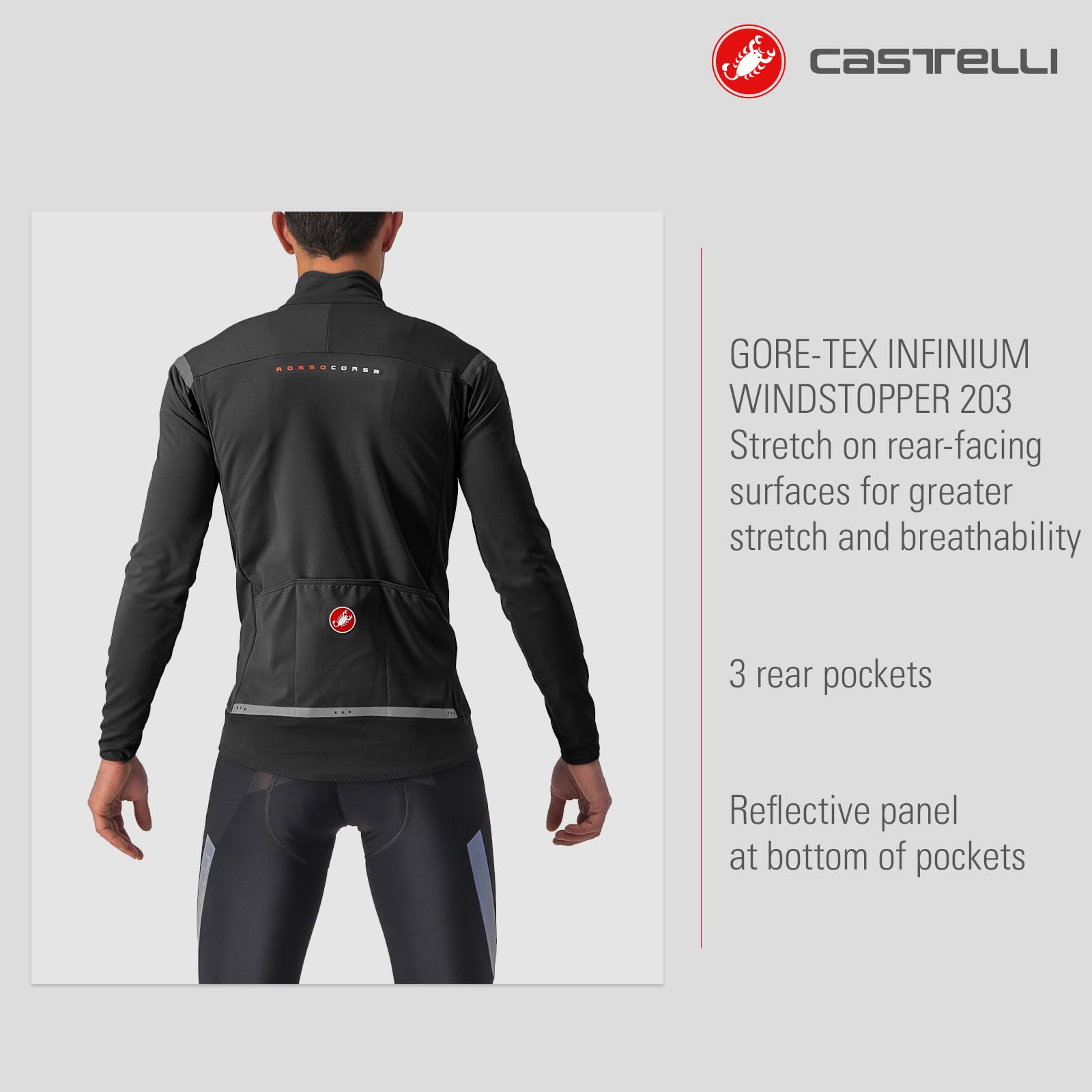 Men's Windproof Water-Resistant Cycling Jacket