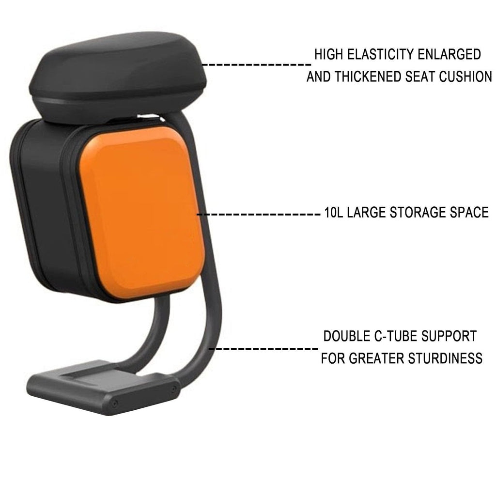 Padded Electric Scooter Seat with Storage Compartment