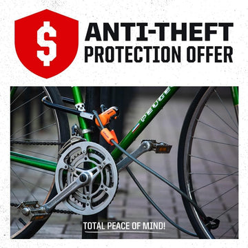 Heavy Duty Angle Grinder Resistant U Bike Lock