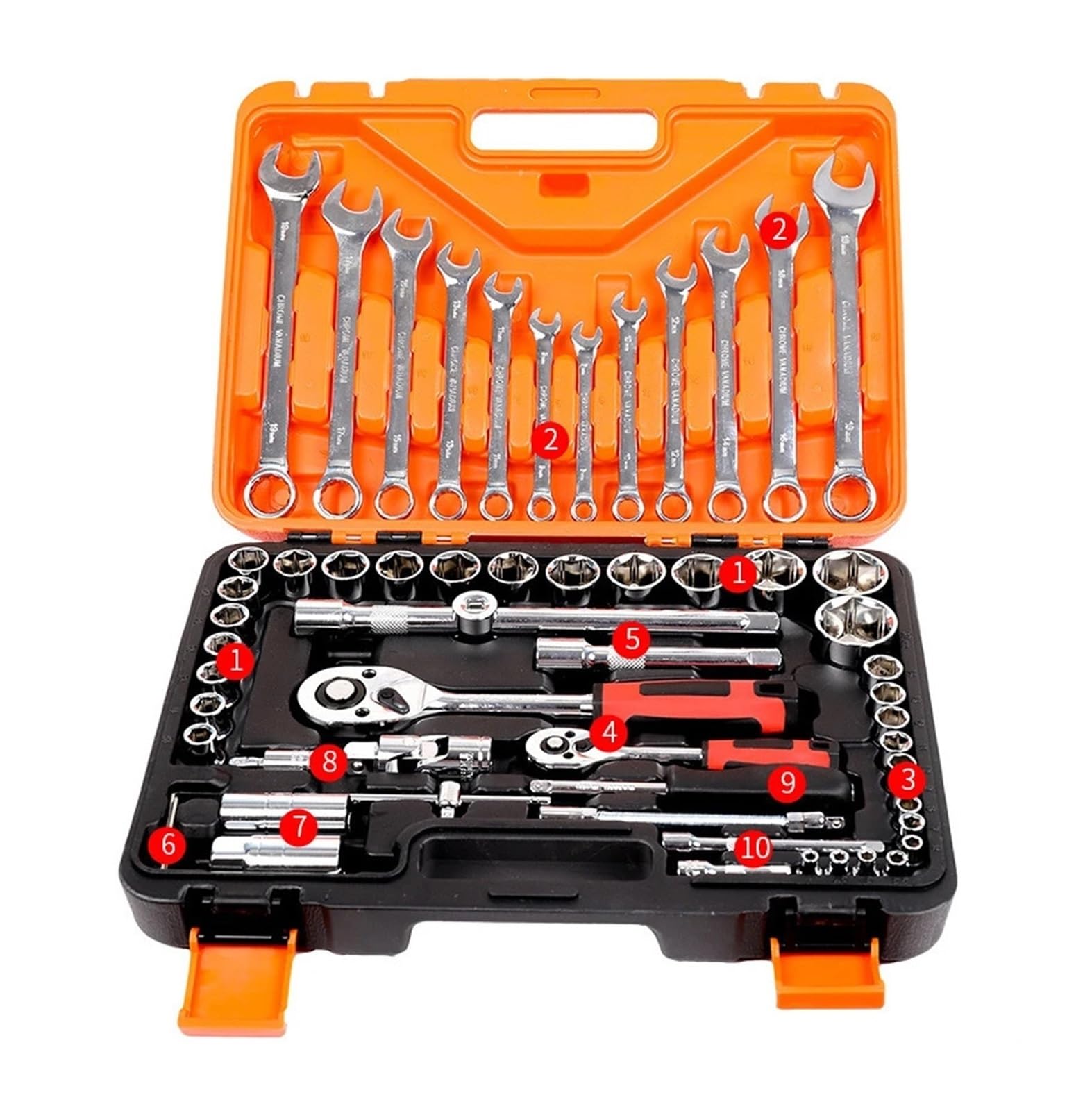 53-Piece Bike & Auto Ratchet Tool Kit