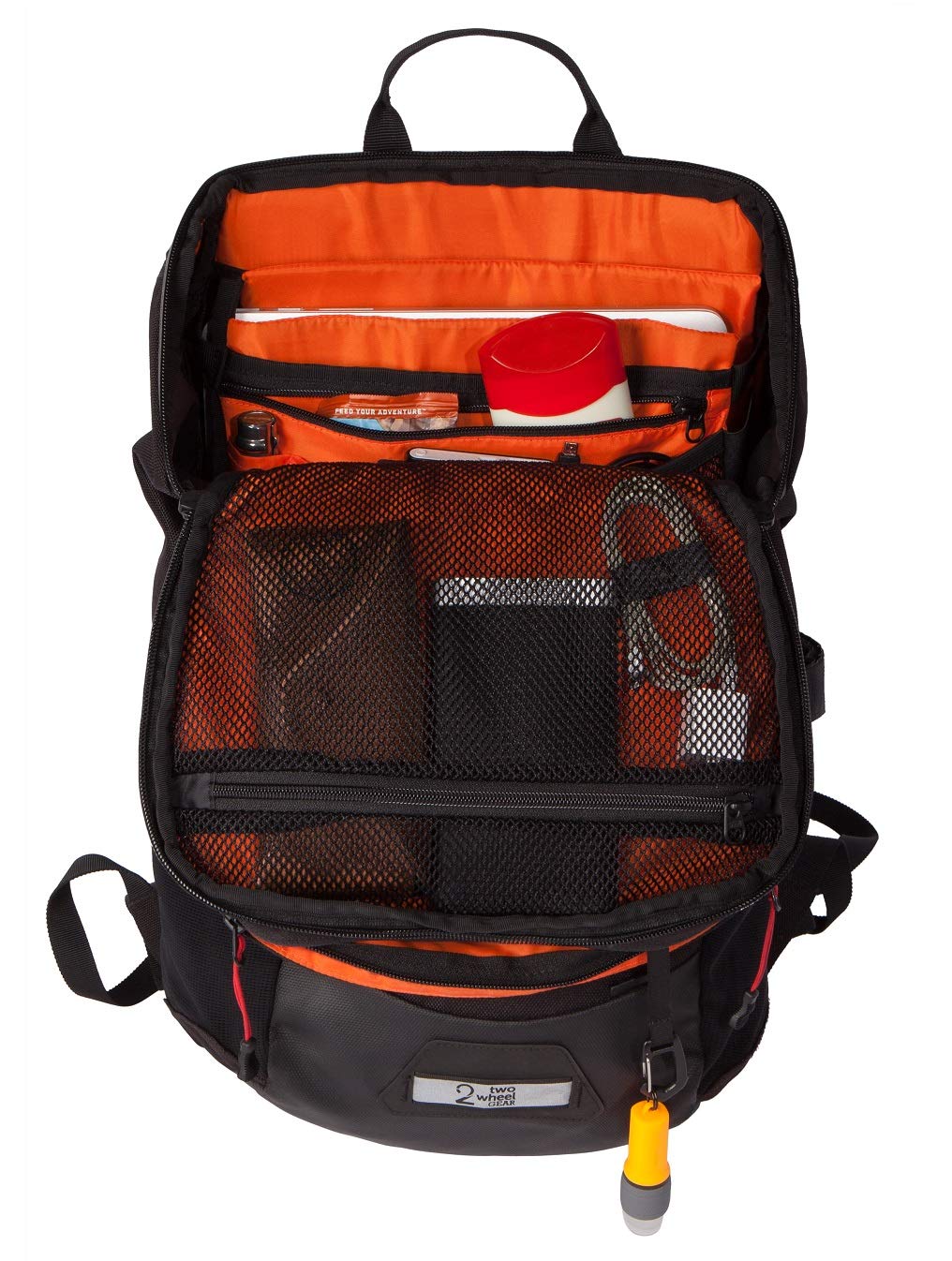 26L Water-Resistant Cycling Commuter Backpack with Laptop Sleeve