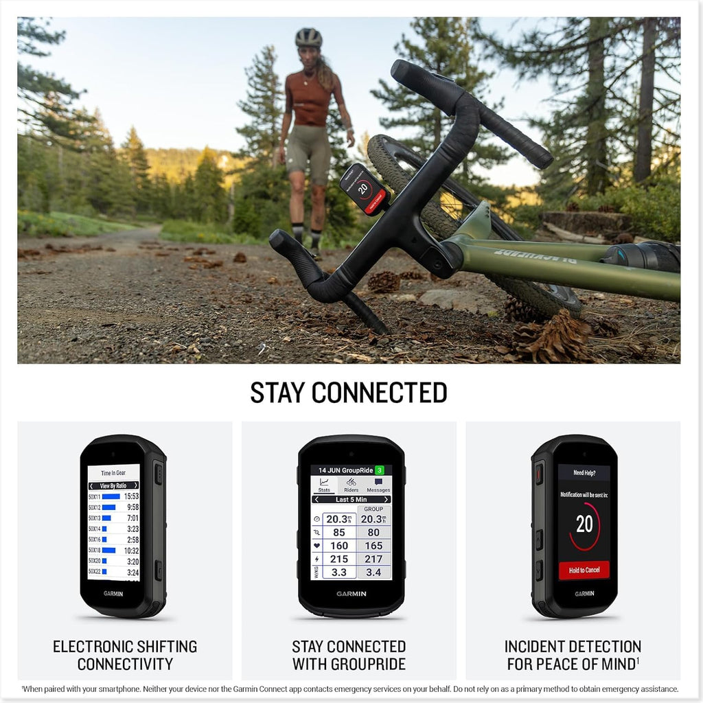 Garmin Edge 850 Compact GPS Cycling Computer Gift Box Bundle