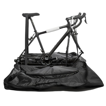 Padded Bike Travel Bag with Wheels for Road & Mountain Bikes