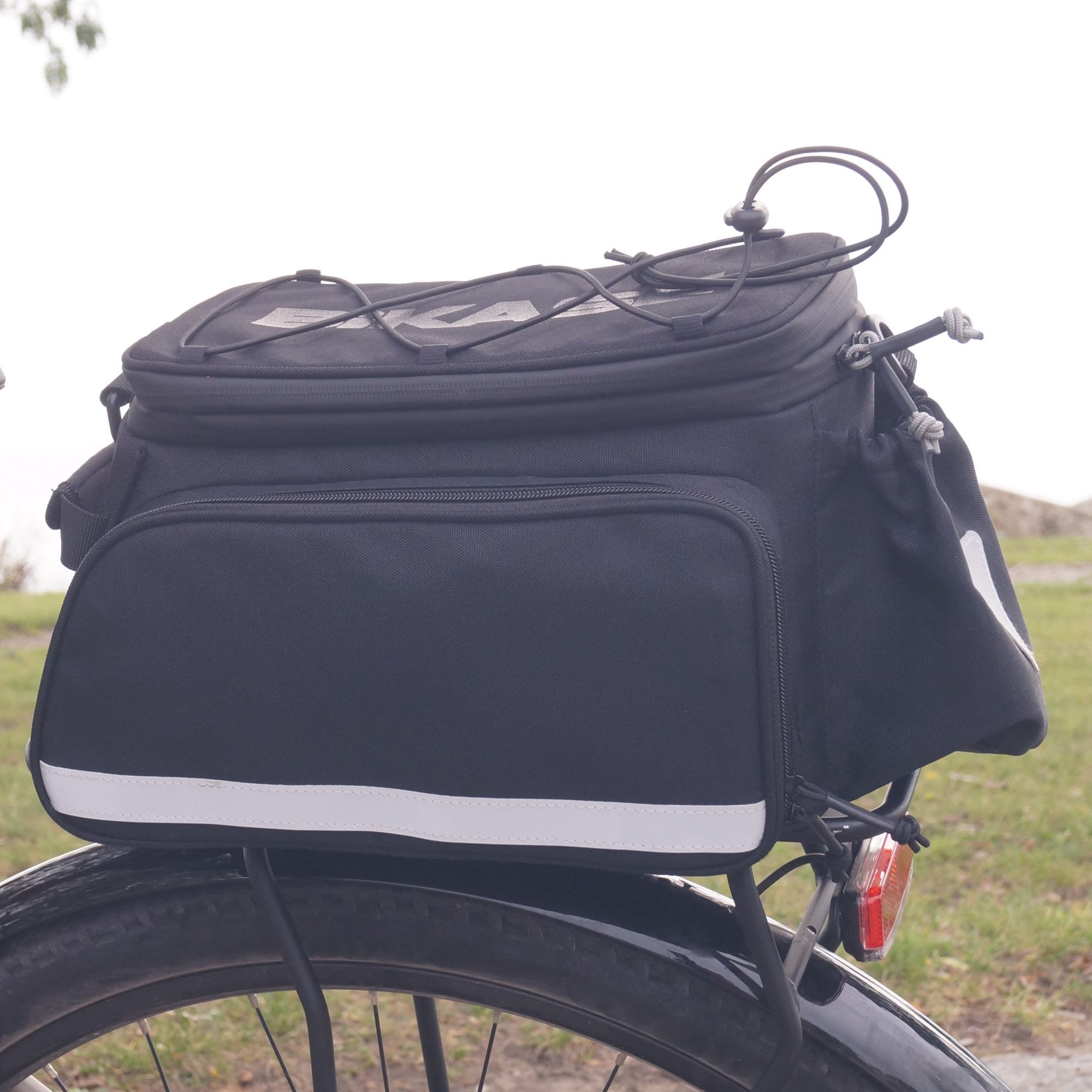 Expandable Waterproof Bike Rack Bag with Panniers