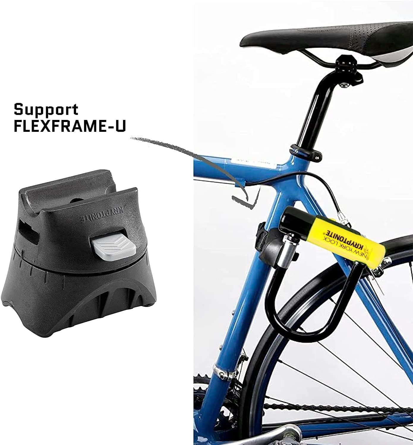 Heavy Duty Angle Grinder Resistant U Bike Lock