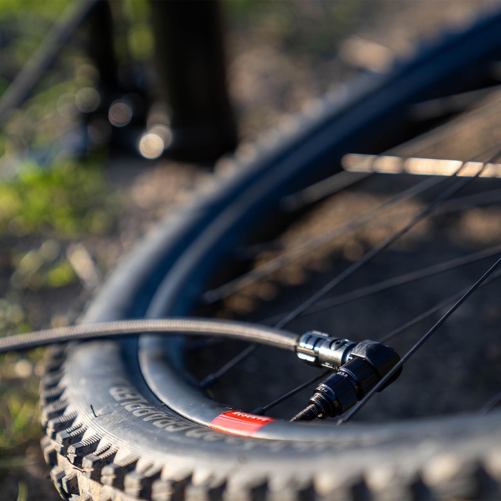 220 PSI Tubeless Bike Floor Pump with Gauge
