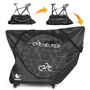 Padded Bike Travel Bag with Wheels for Road & Mountain Bikes
