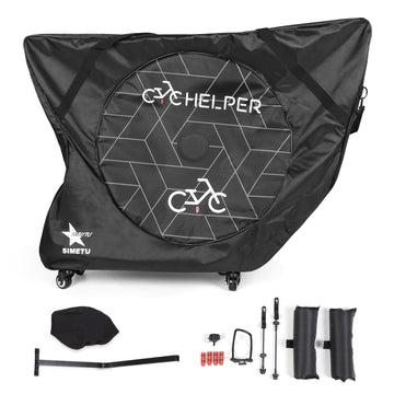Padded Bike Travel Bag with Wheels for Road & Mountain Bikes