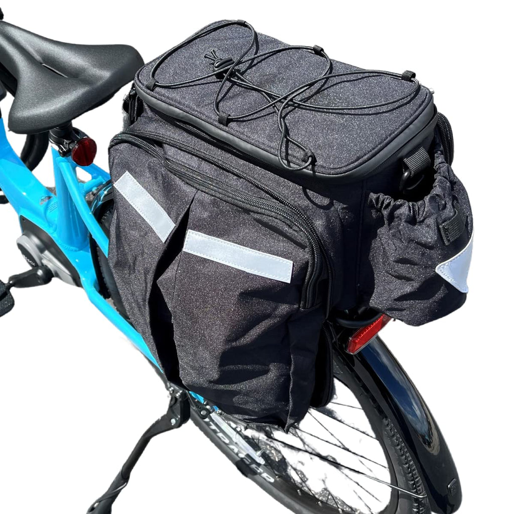 Expandable Waterproof Bike Rack Bag with Panniers