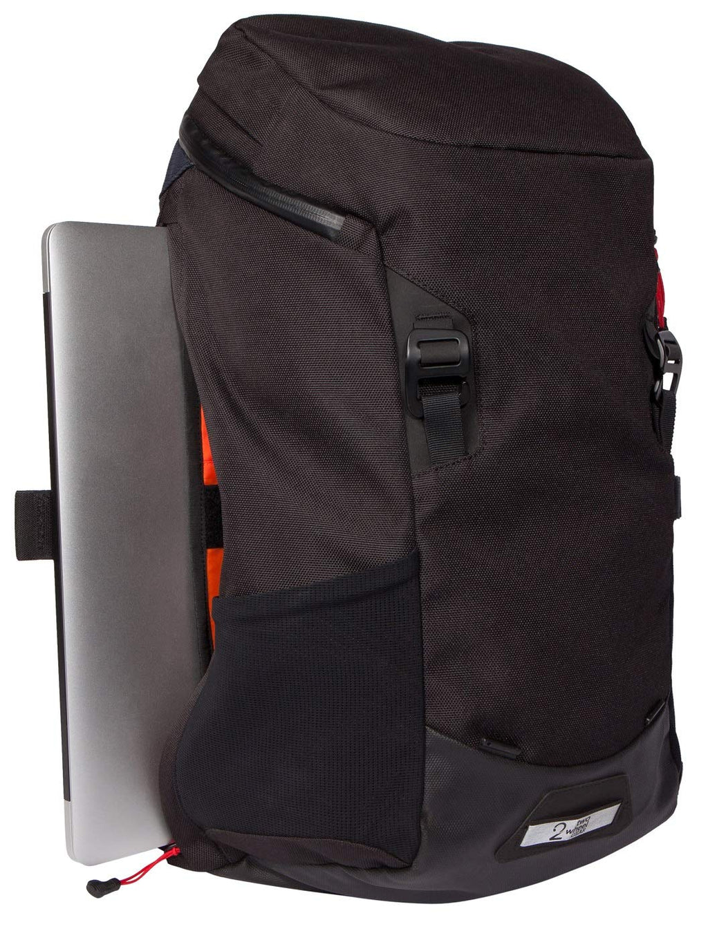 26L Water-Resistant Cycling Commuter Backpack with Laptop Sleeve