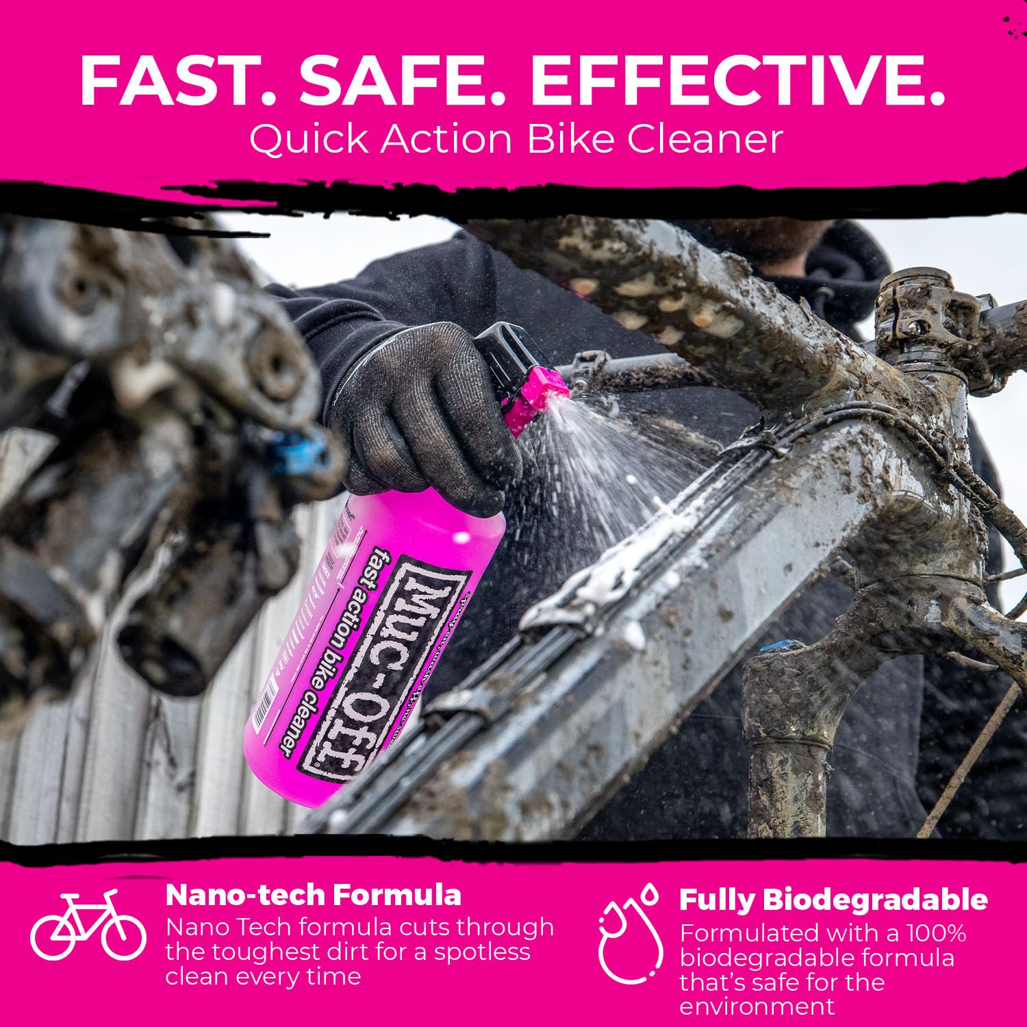Nano Tech Biodegradable Bike Cleaner 1L
