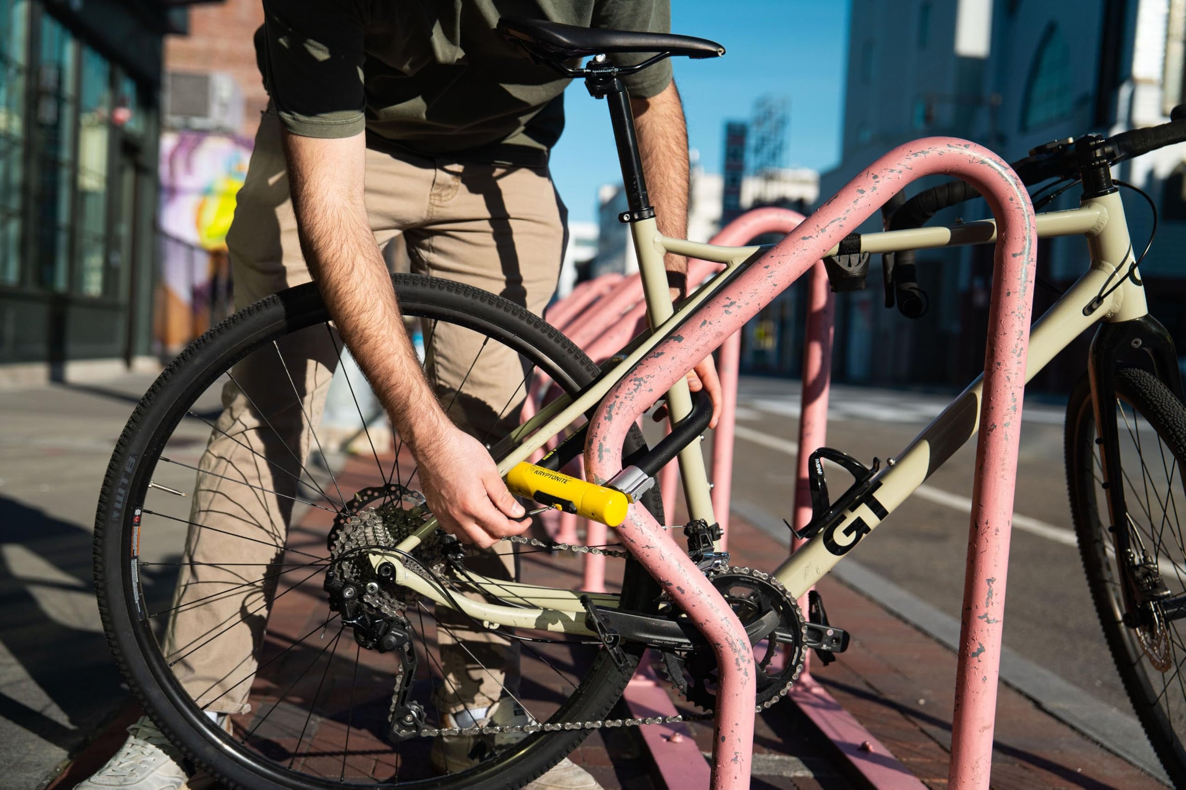 Heavy Duty Angle Grinder Resistant U Bike Lock