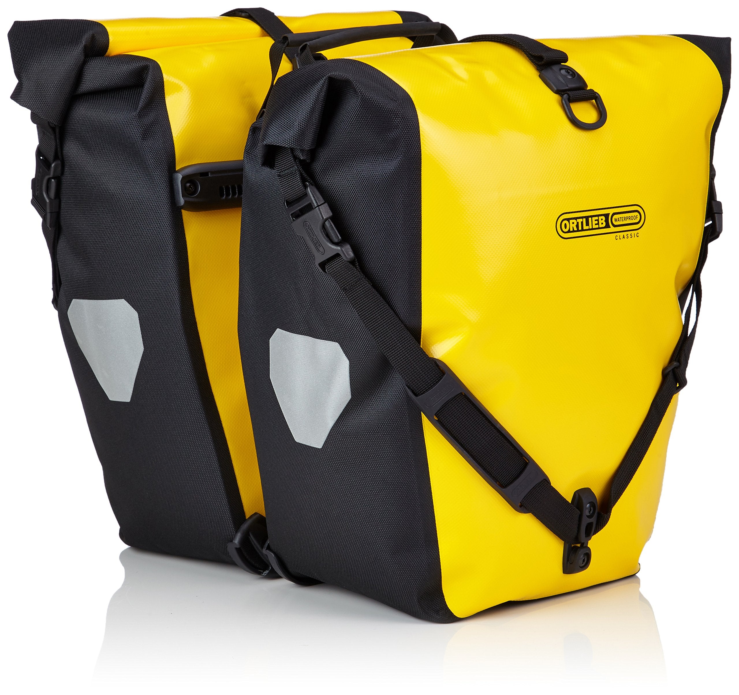 Ortlieb Back-Roller Classic QL2.1 Panniers (Pair) Yellow-Black #F5304